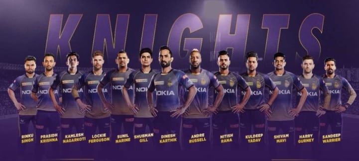 8. Kolkata Knight Riders