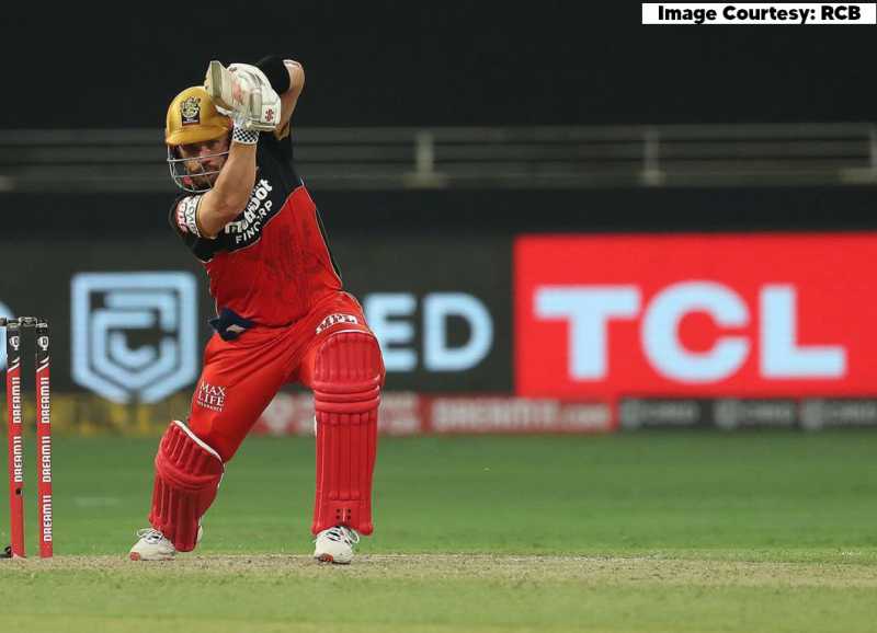 Aaron Finch playing for Royal Challengers Bangalore