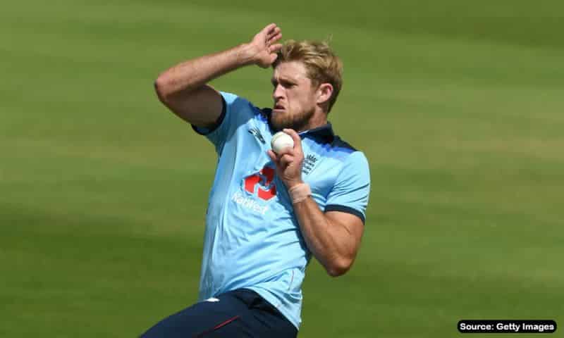 English pace all-rounder David Willey (3 Possible Replacement for Ben Stokes in the Vivo IPL 2021 [Rajasthan Royals])