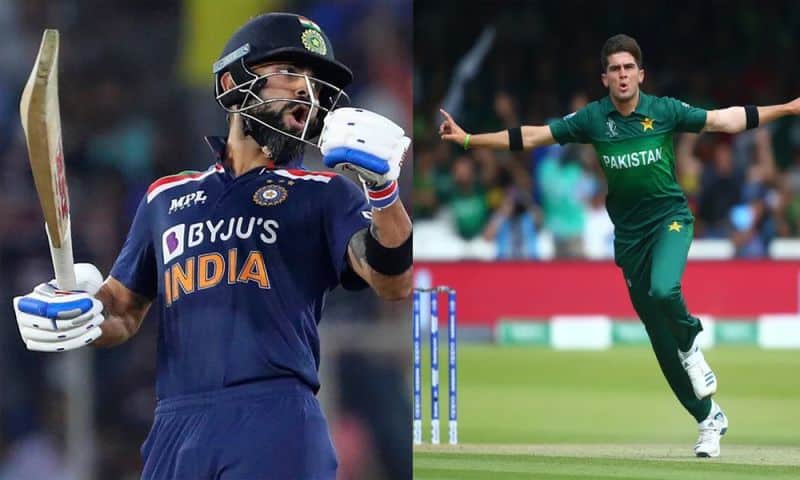 Virat Kohli - Left | Shaheen Shah Afridi - Right