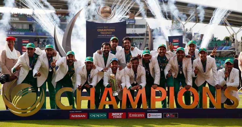 Pakistan won 2017 Champions Trophy by defeating India in the final.