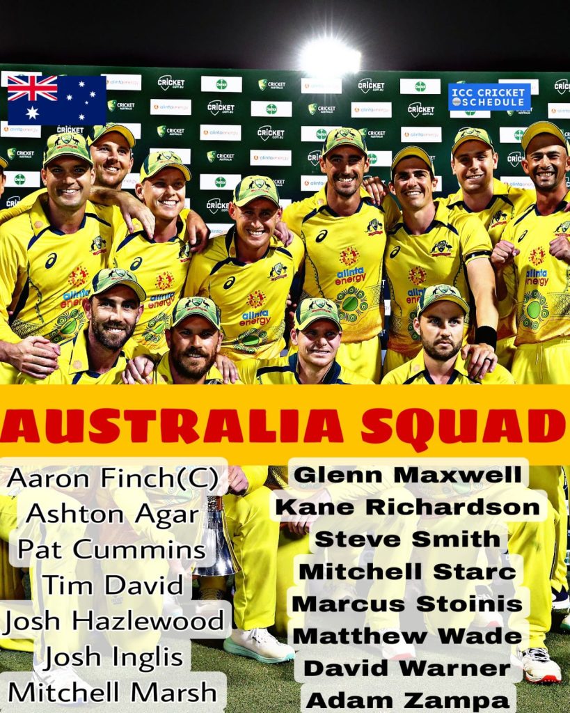 Australia Squad