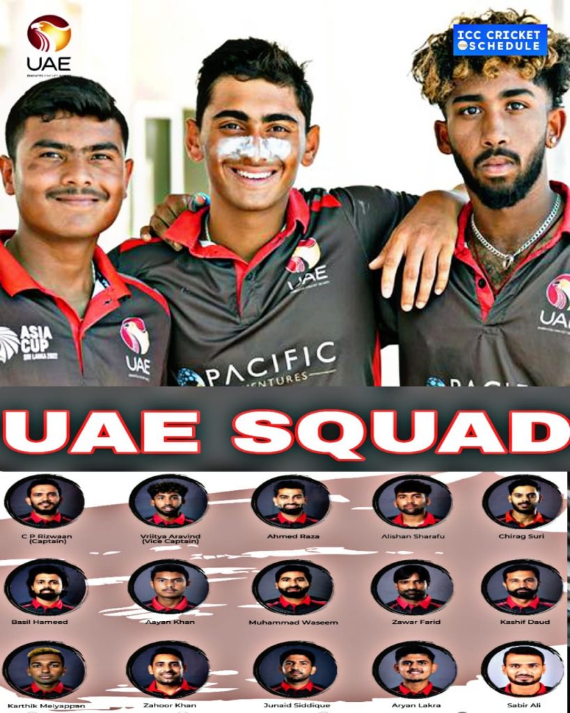 United Arab Emirates Squad