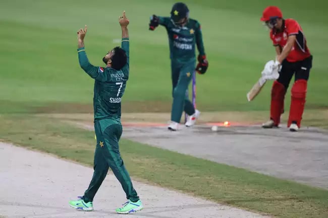 Shadab Khan, PAKvsHK