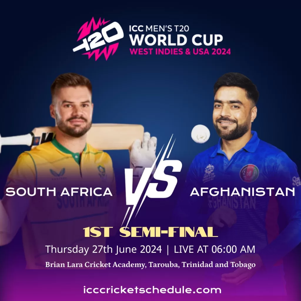 T20 world cup 2024 Semi final 1