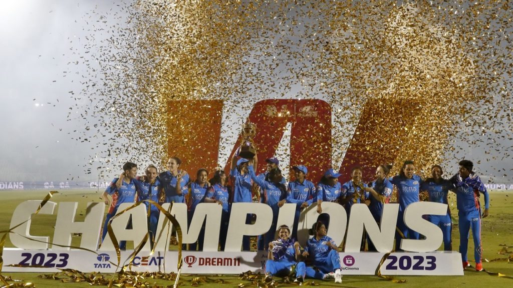 WPL2023: MUMBAI INDIANS WON THE TITLE