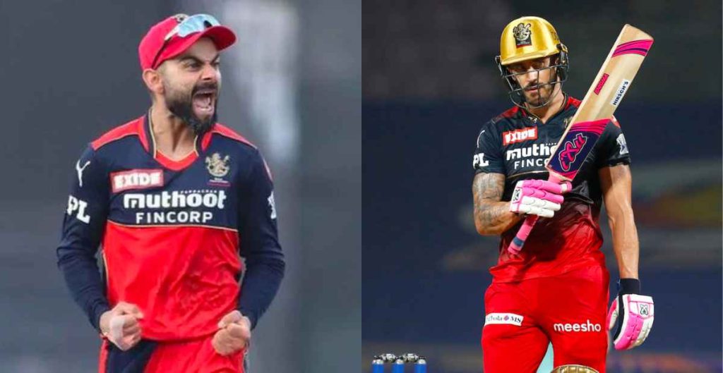 IPL 2023 RCB - Virat Kohli and Faf du Plessis