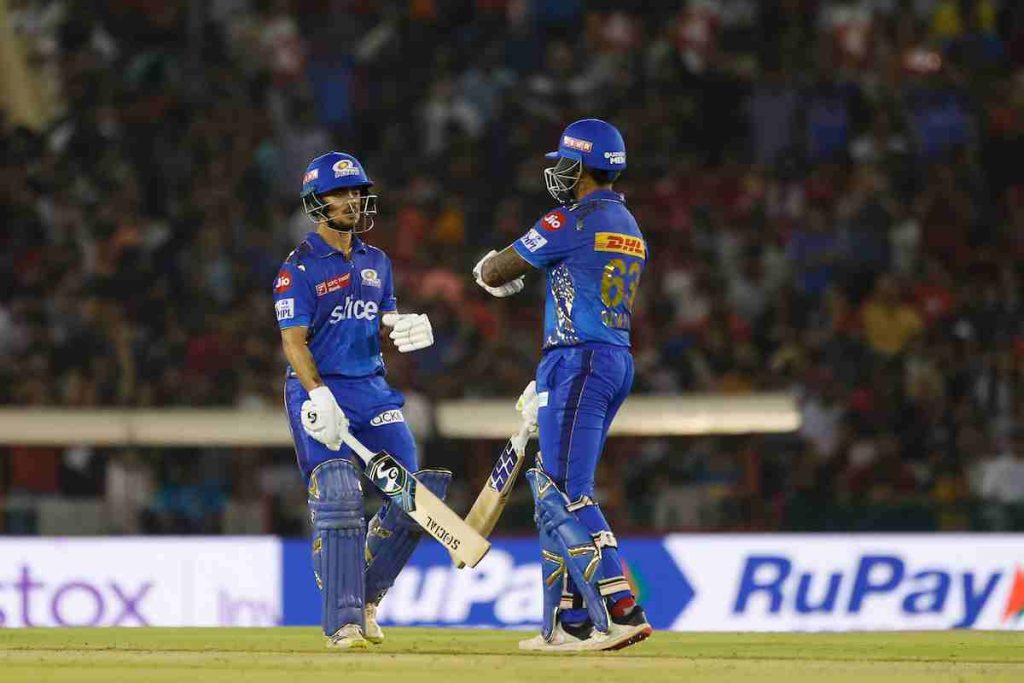 IPL 2023: Sky storm against PBKS, MI won by 6 wickets