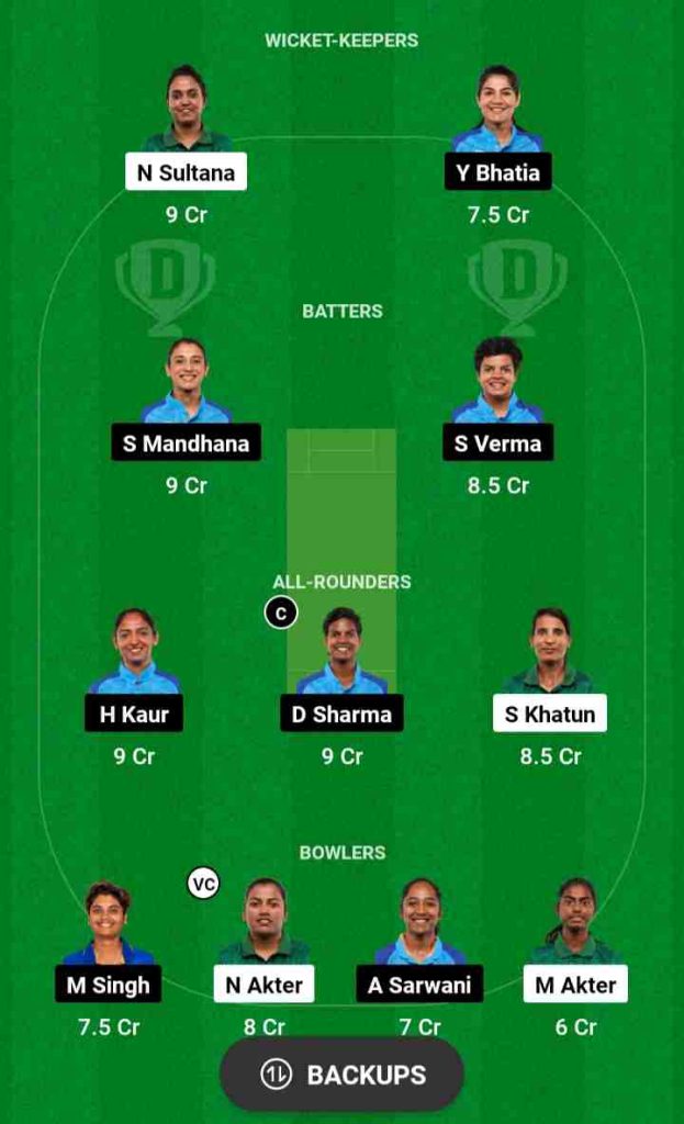 BAN-W vs IND-W Dream11 Prediction Today Match, Best Picks | Bangladesh Women vs India Women  Dream11 Team, Shere Bangla Stadium Pitch Report