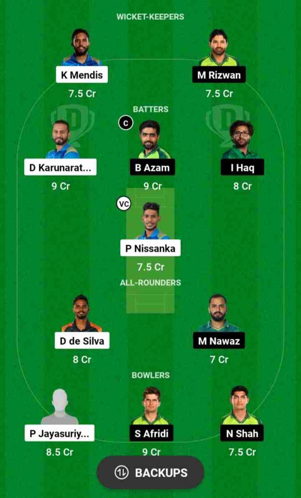 SL vs PAK Dream11 Prediction 2nd Test 2023, Singhalese Sports Club Cricket Ground Pitch Report | Sri Lanka vs Pakistan Dream11 Team