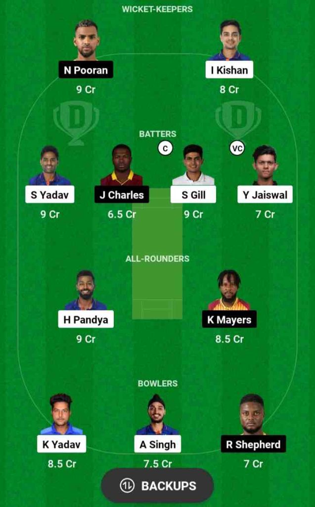 IND vs WI Dream11 Prediction, Weather Forecast 1st T20I 2023 | India vs West Indies Dream11 Team, Brian Lara Stadium Pitch Report