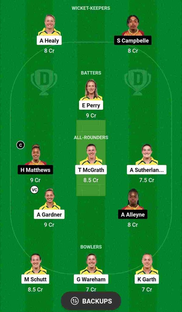 AUS-W vs WI-W Dream11 Prediction 2nd ODI | Australia Women vs West Indies Women Dream11 Team, Junction Oval Melbourne Pitch Report