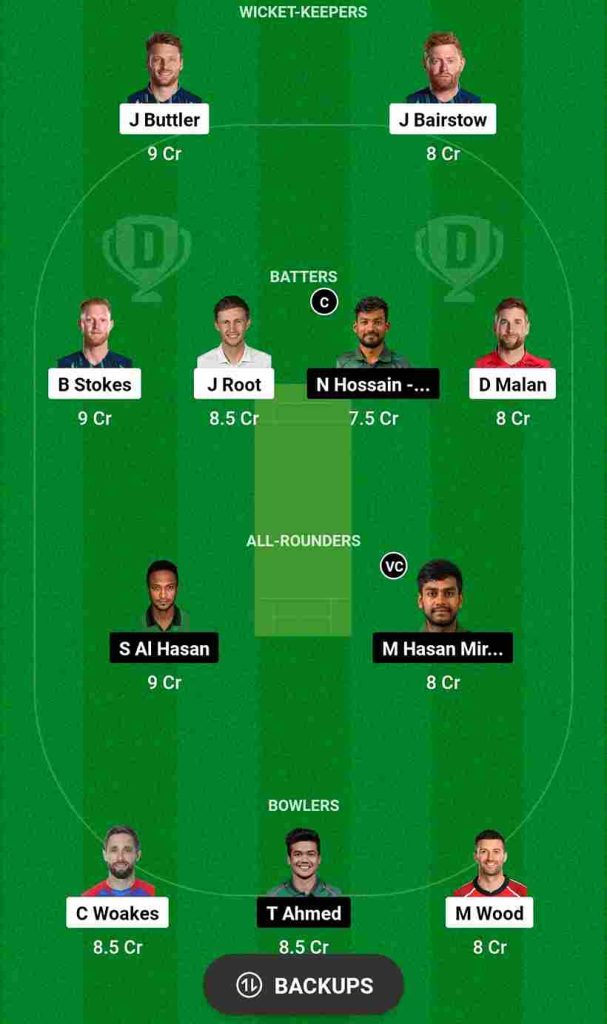 ENG vs BAN Dream11 Prediction 7th Match World Cup 2023 | England vs Bangladesh Dream11 Team, Head To Head Records, Playing XI, Pitch Report