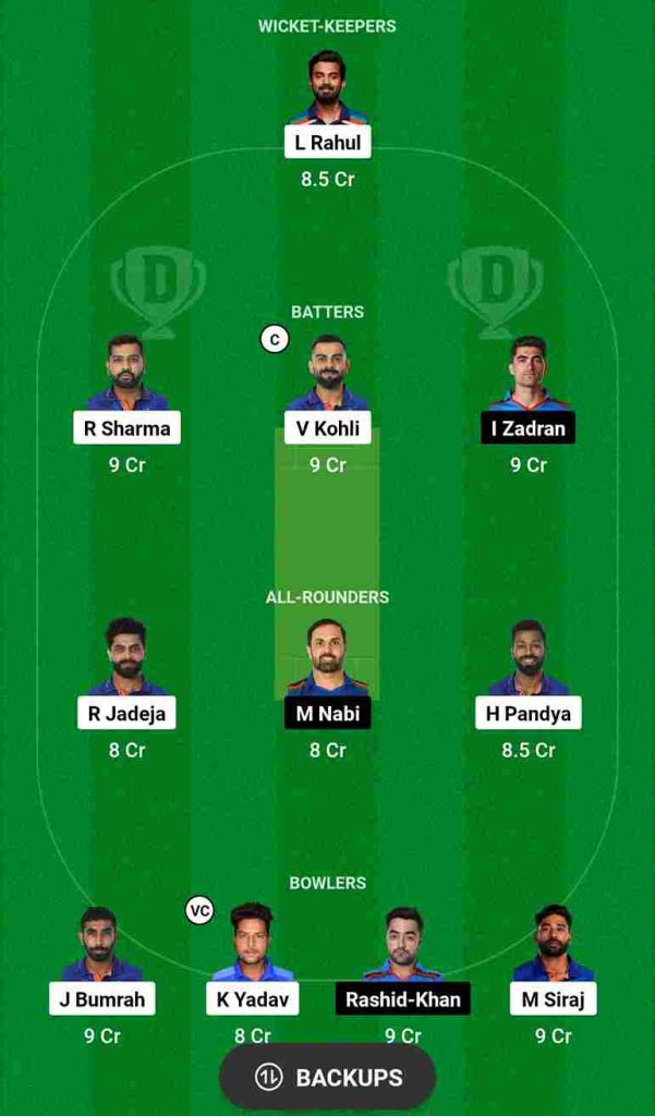 IND vs AFG Dream11 Prediction 9th Match World Cup 2023 | India vs Afghanistan Dream11 Team, Head To Head Records, Playing XI, Pitch Report