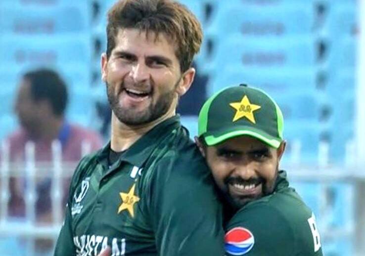 Shaheen Afridi and Babar Azam