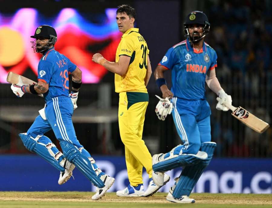 IND vs AUS: India started their World Cup 2023 campaign with a win against the 5 times World Champions Australia. India defeated Australia by 6 wickets at MA Chidambaram, Chennai to seat the first win of the home-soil World Cup. KL Rahul's excellent 97* and Virat's bossing 85 took India on top.