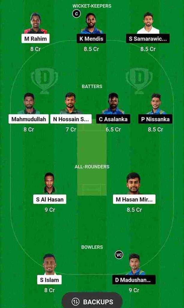 BAN vs SL Dream11 Prediction World Cup 2023 Match no. 38 | Bangladesh vs Sri Lanka Dream11 Team, Head to Head, Arun Jaitley Stadium Delhi Pitch Report