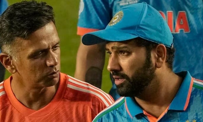 Rohit Sharma, Dravid accused of tempering India vs Australia World Cup Final Pitch, influenced curator to prepare dry surface