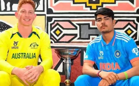 Image for Where To Watch IND U19 vs AUS U19 Final For Free? ICC U19 World Cup Final Full Details