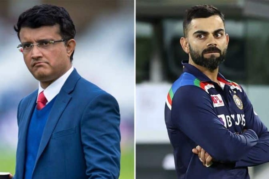 "I didn't sack Virat Kohli from Team India Captaincy," says Sourav Ganguly
