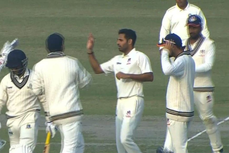 Watch: "Greatest Swing Bowler" Fans React as Bhuvneshwar Kumar picks 5 wickets in Ranji Trophy Comeback