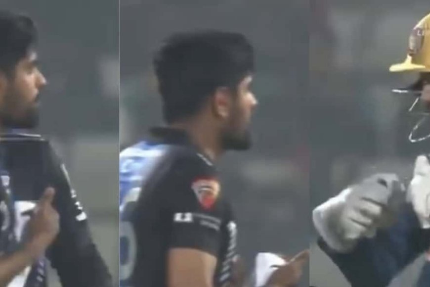 Watch: Babar Azam gets involved in a huge verbal fight during the Bangladesh Premier League