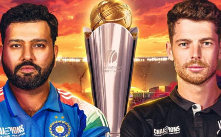 India vs New Zealand in CT Finals