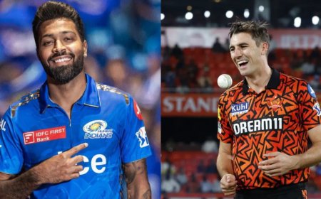 Hardik Pandya vs Patty Cummins