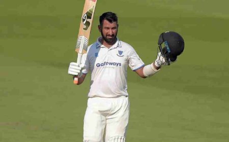 Pujara is the most succesful Indian player in County Cricket