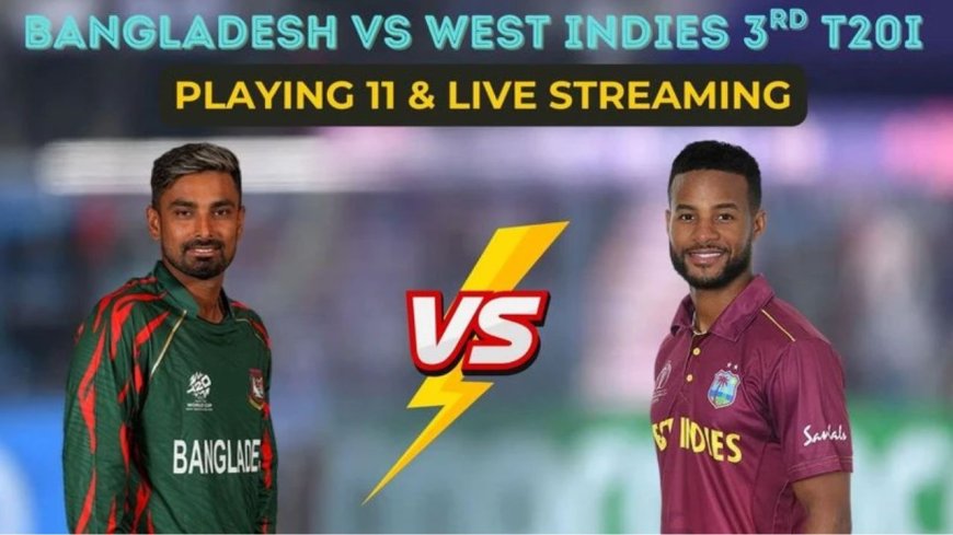 How to watch Bangladesh vs West Indies 3rd T20i online for free in India | BAN vs WI T20i series