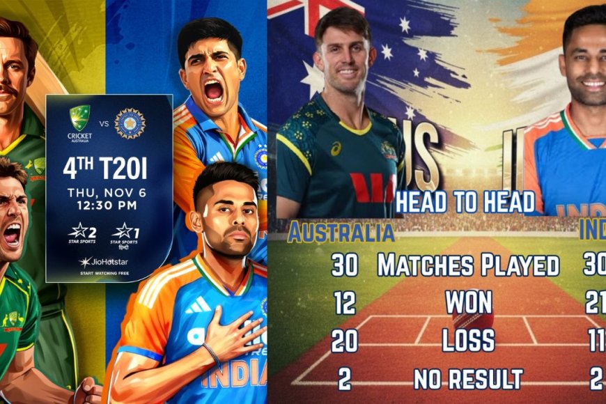 India's Tour of Australia 4th T20 | Image Credits - Star Sports