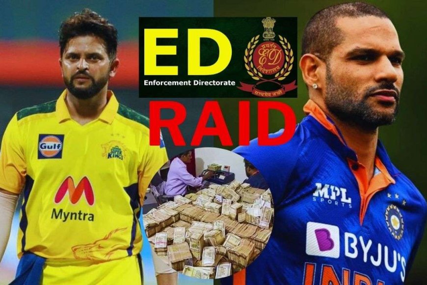 Suresh Raina & Shikhar Dhawan’s ₹11.14 Crore Assets Attached | {PC: X}