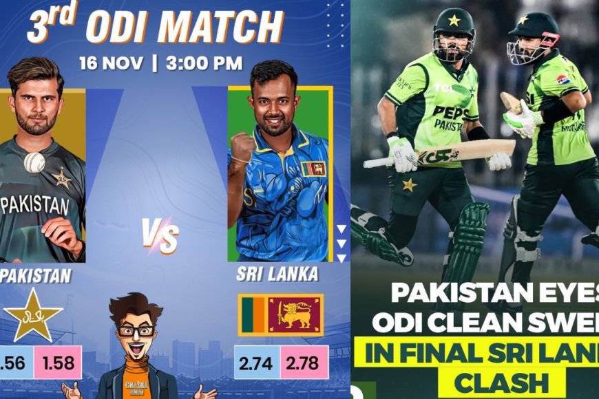 Pakistan vs Sri Lanka 3rd ODI
