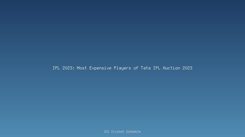 IPL 2023 Auction: Australian all rounder Cameron Green