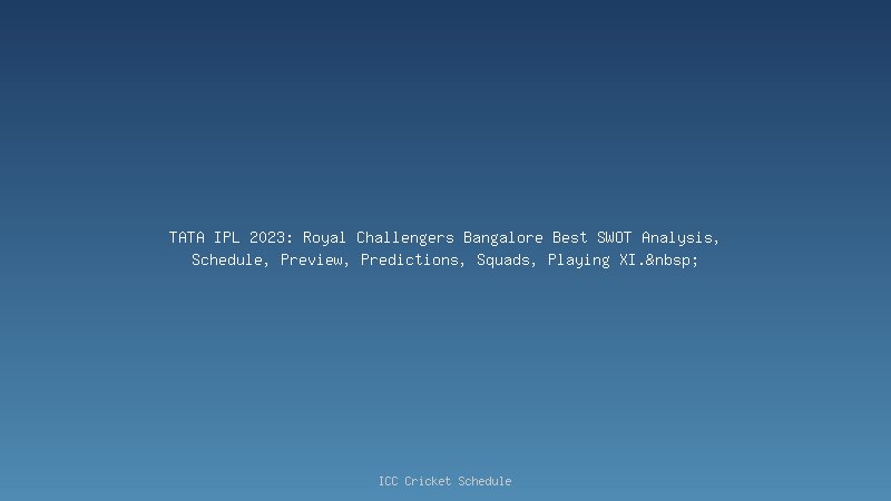TATA IPL 2023