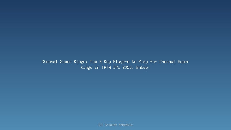 Chennai Super Kings