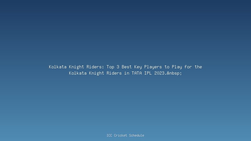Kolkata Knight Riders