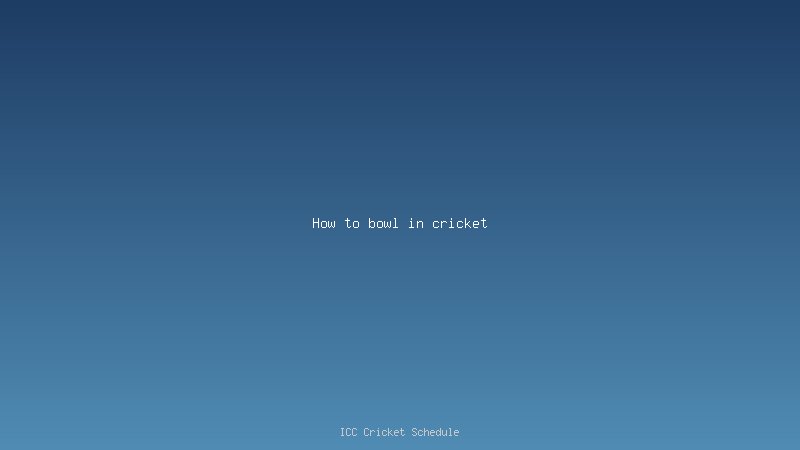 cricket grip the ball correctly
