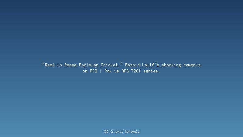 Pakistan