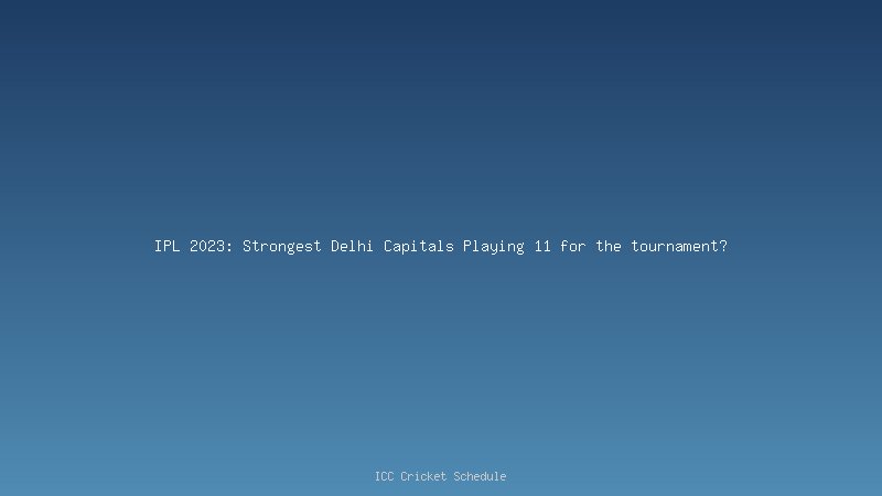 IPL 2023 DC - Prithvi Shaw and David Warner