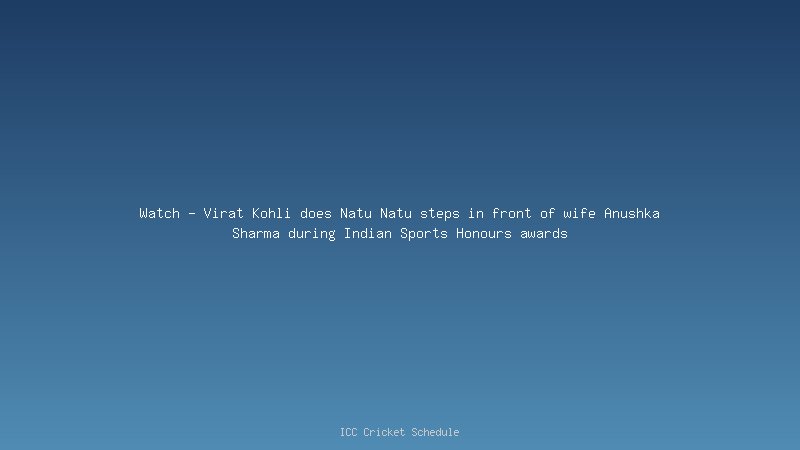 Virat Kohli