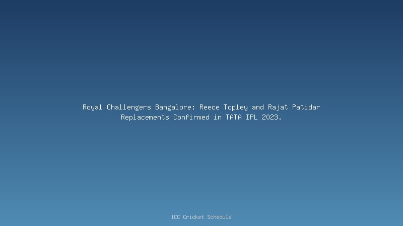 Royal Challengers Bangalore