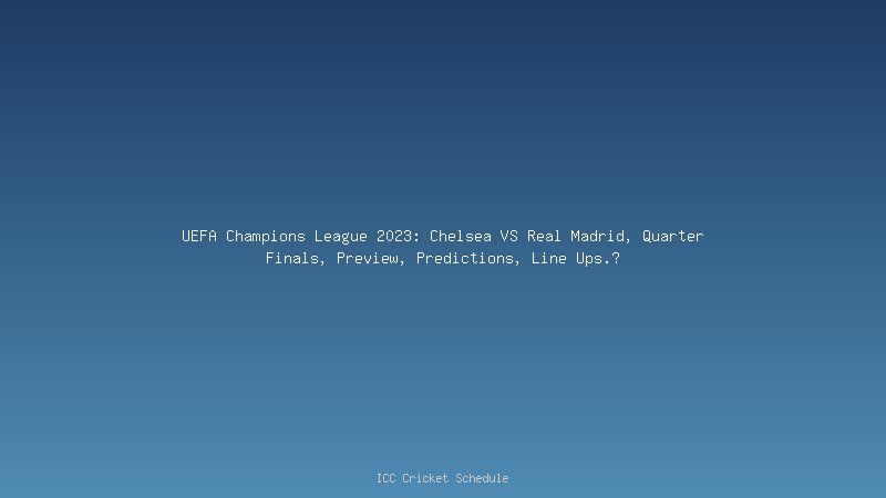 Chelsea Champions League