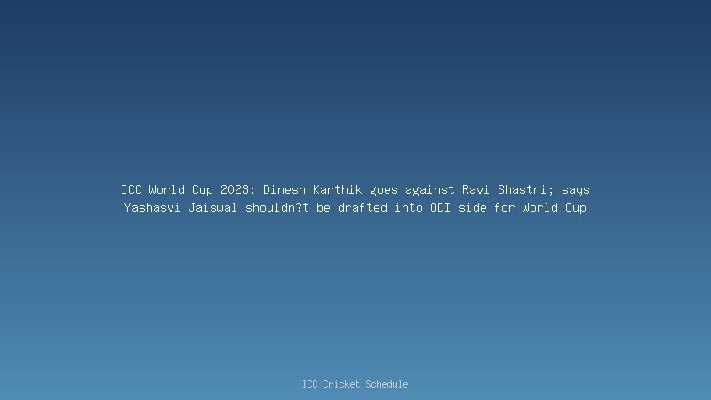 IPL 2023: A Century by Yashasvi Jaiswal against MI