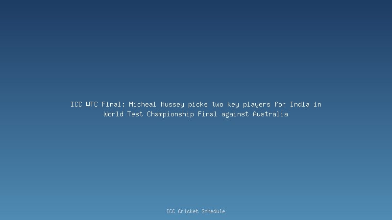 ICCC WTC Final