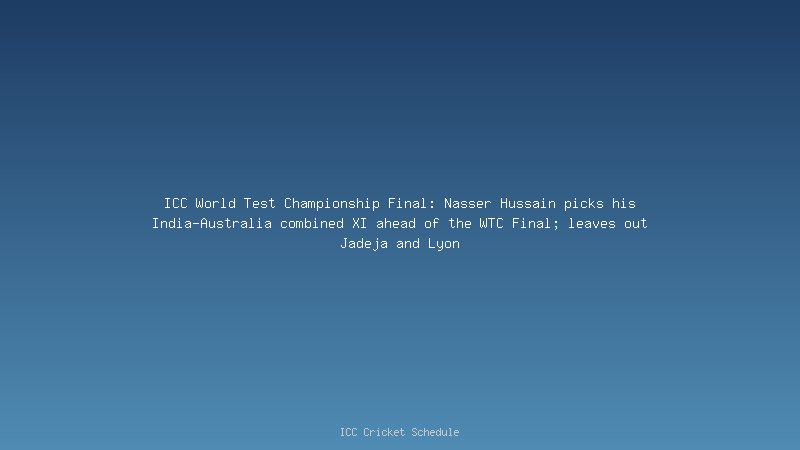 ICC WTC Final Qualification Scenario! Know, how can India qualify for the 2021-23 WTC final.
