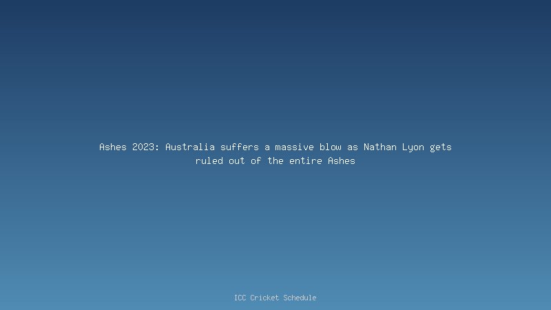 Nathan Lyon