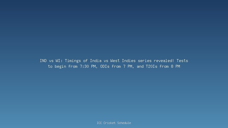 IND vs WI: India's Strongest Playing 11 for Test Series Against West Indies Prediction