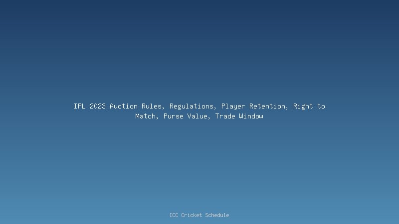 IPL 2023 Auction: Gujarat Titans (GT) Release, Retains and Probable Players List, Squad all you know