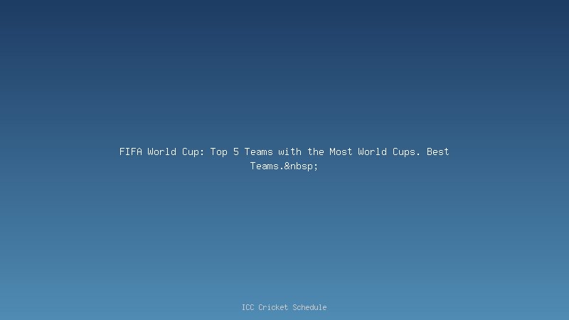 FIFA World Cup